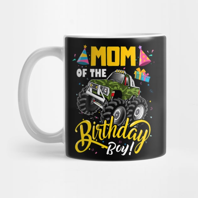 Monster Truck Mom Of The Birthday Boy by Sort of Vintage